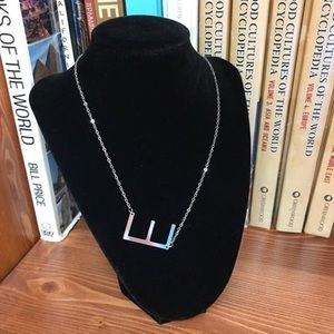 NEW ~ INITIAL NECKLACE E